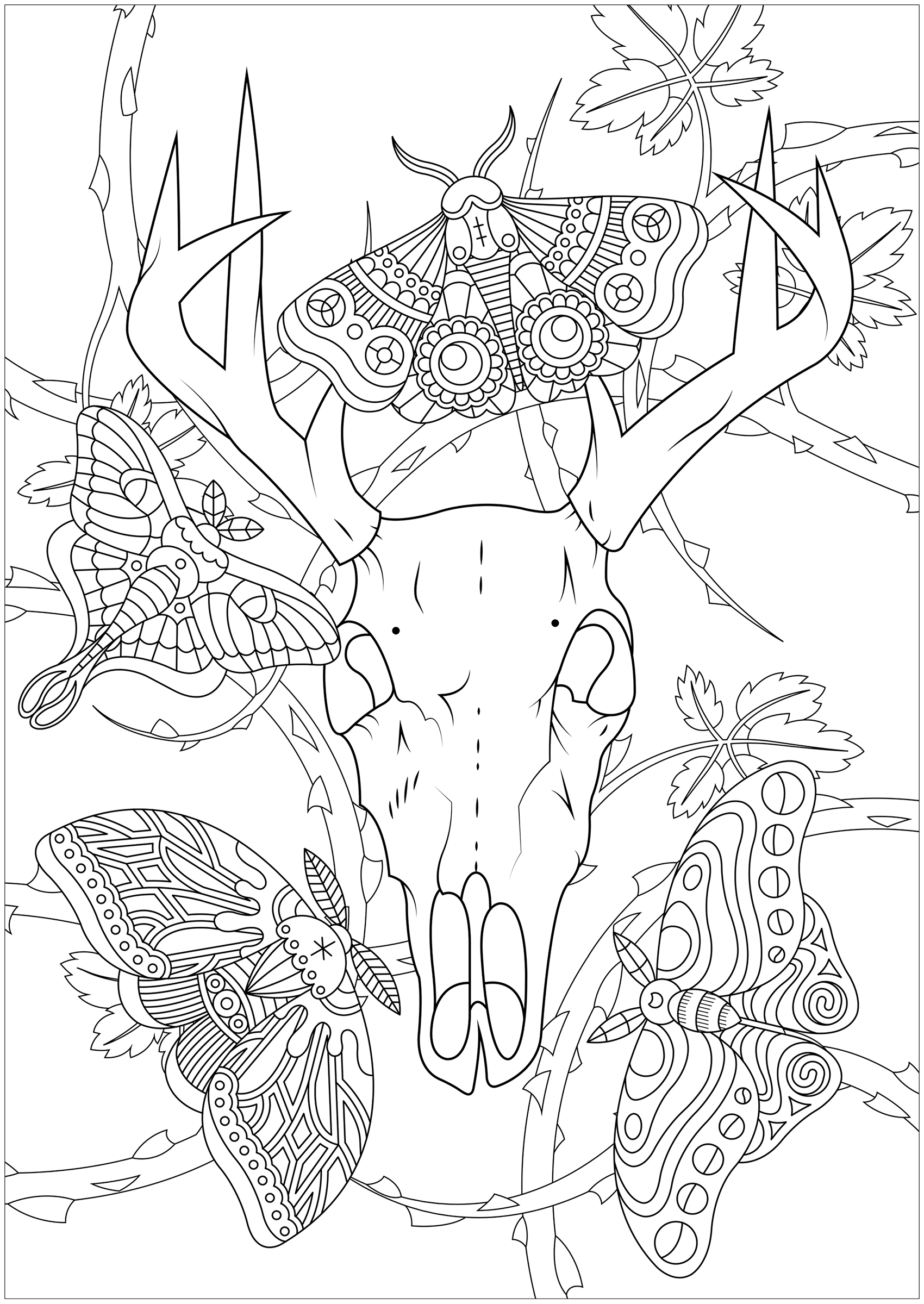 200+ Deer Coloring Pages for Adults: Explore Your Creativity 29