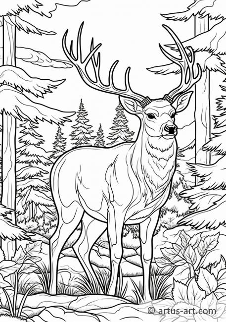 200+ Deer Coloring Pages for Adults: Explore Your Creativity 31