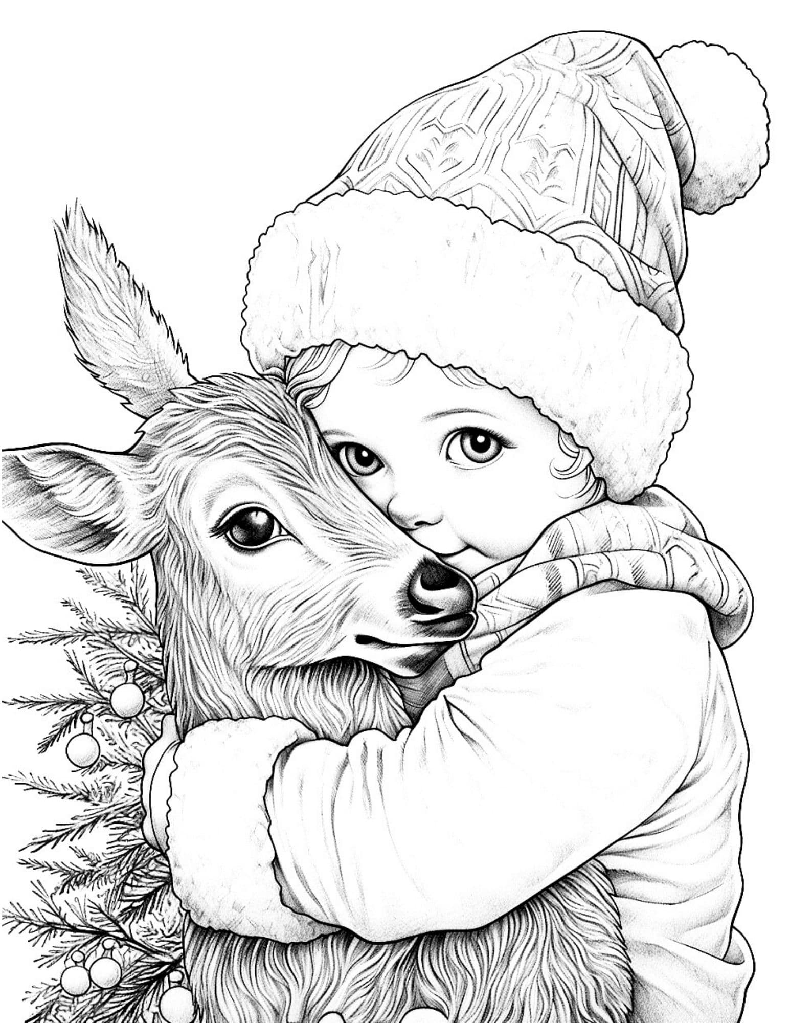 200+ Deer Coloring Pages for Adults: Explore Your Creativity 36