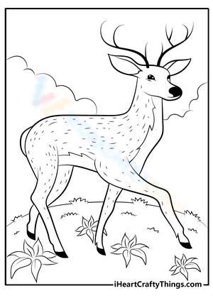 200+ Deer Coloring Pages for Adults: Explore Your Creativity 46