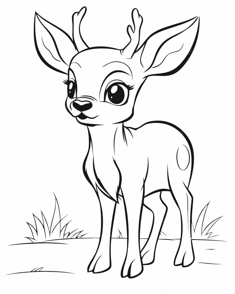 200+ Deer Coloring Pages for Adults: Explore Your Creativity 47