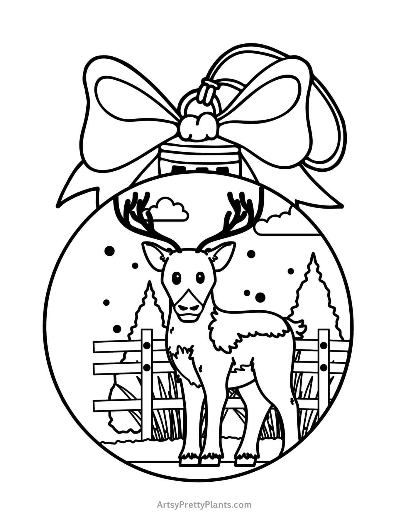 200+ Deer Coloring Pages for Adults: Explore Your Creativity 67