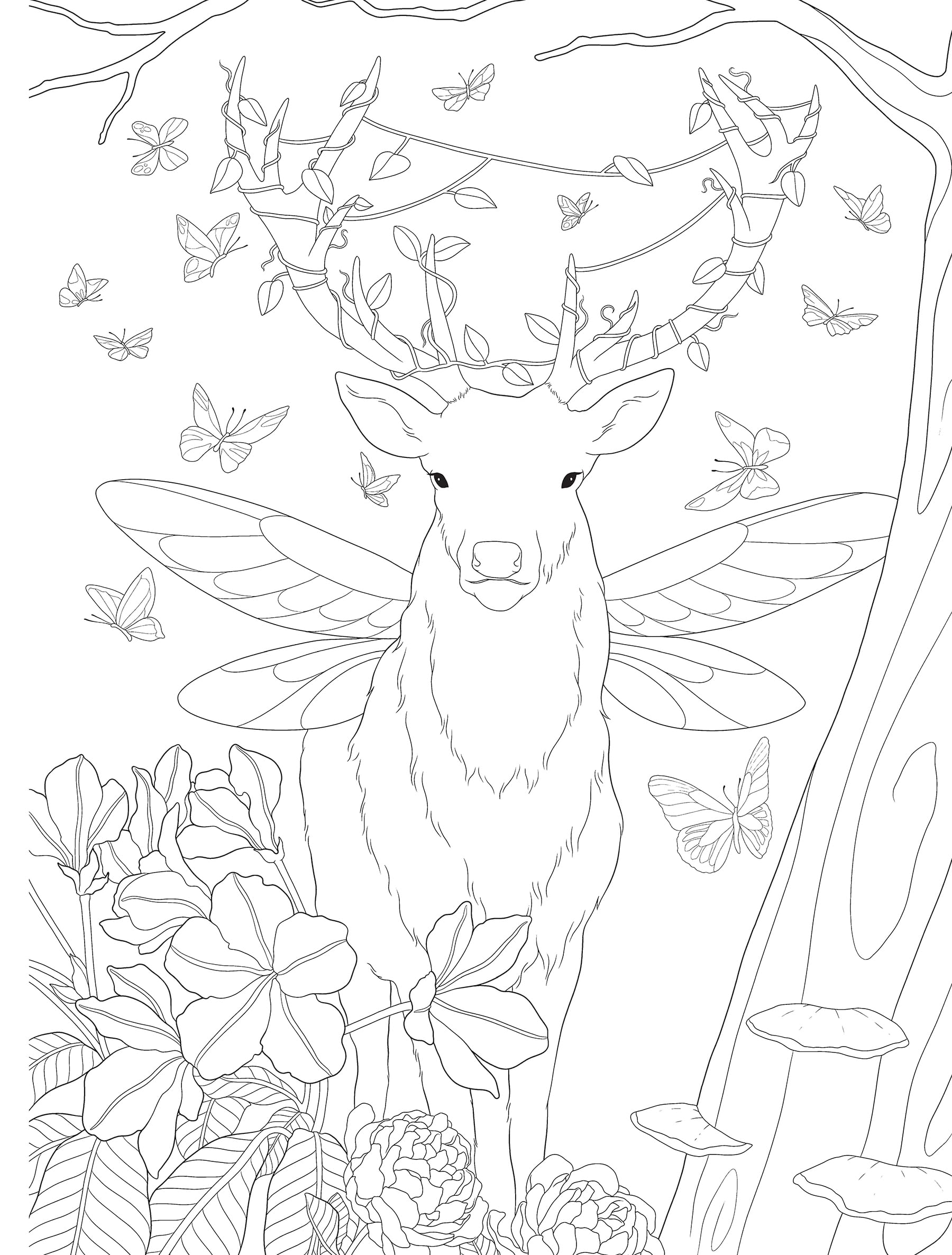 200+ Deer Coloring Pages for Adults: Explore Your Creativity 7