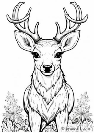 200+ Deer Coloring Pages for Adults: Explore Your Creativity 95