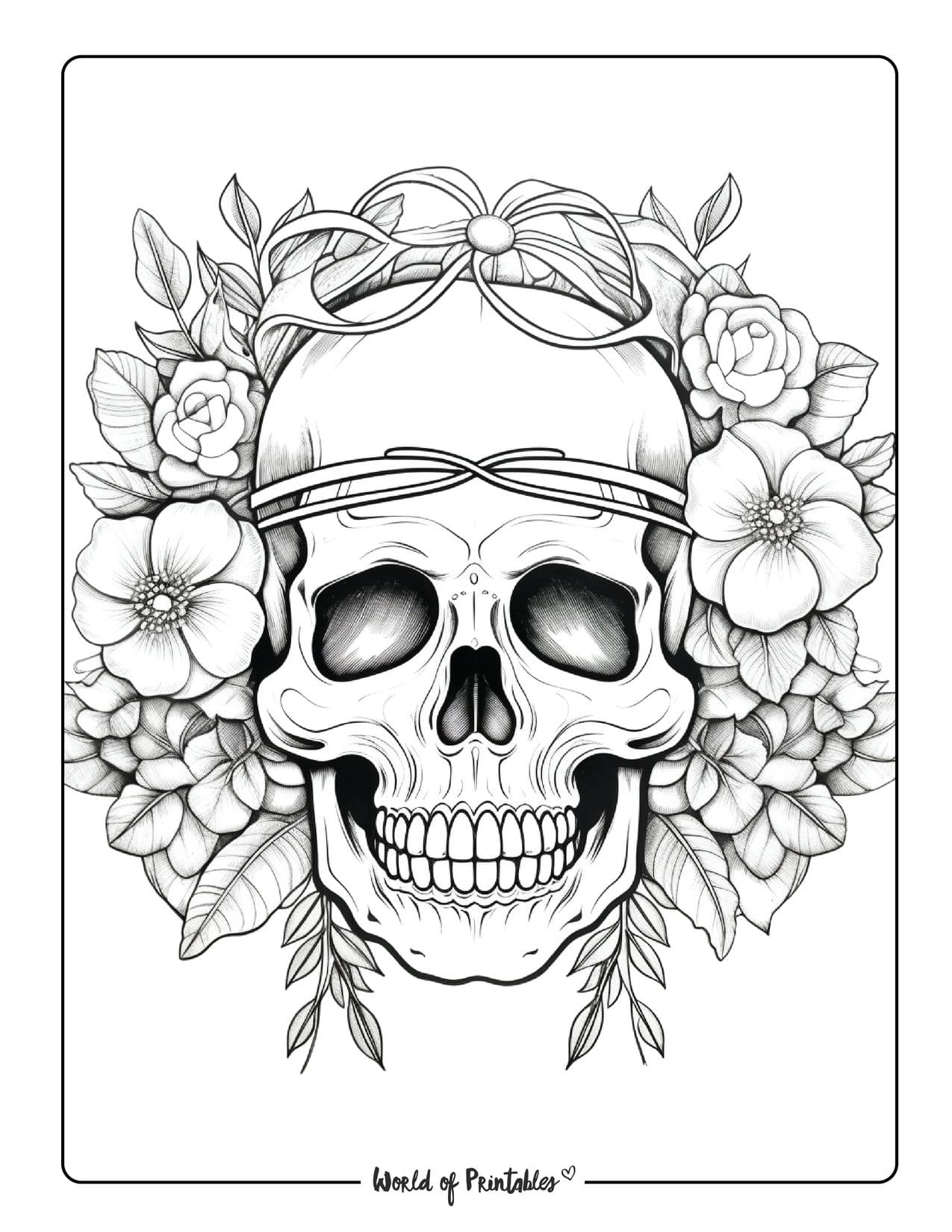 45 Roses Coloring Pages for Adult Free Printable 1