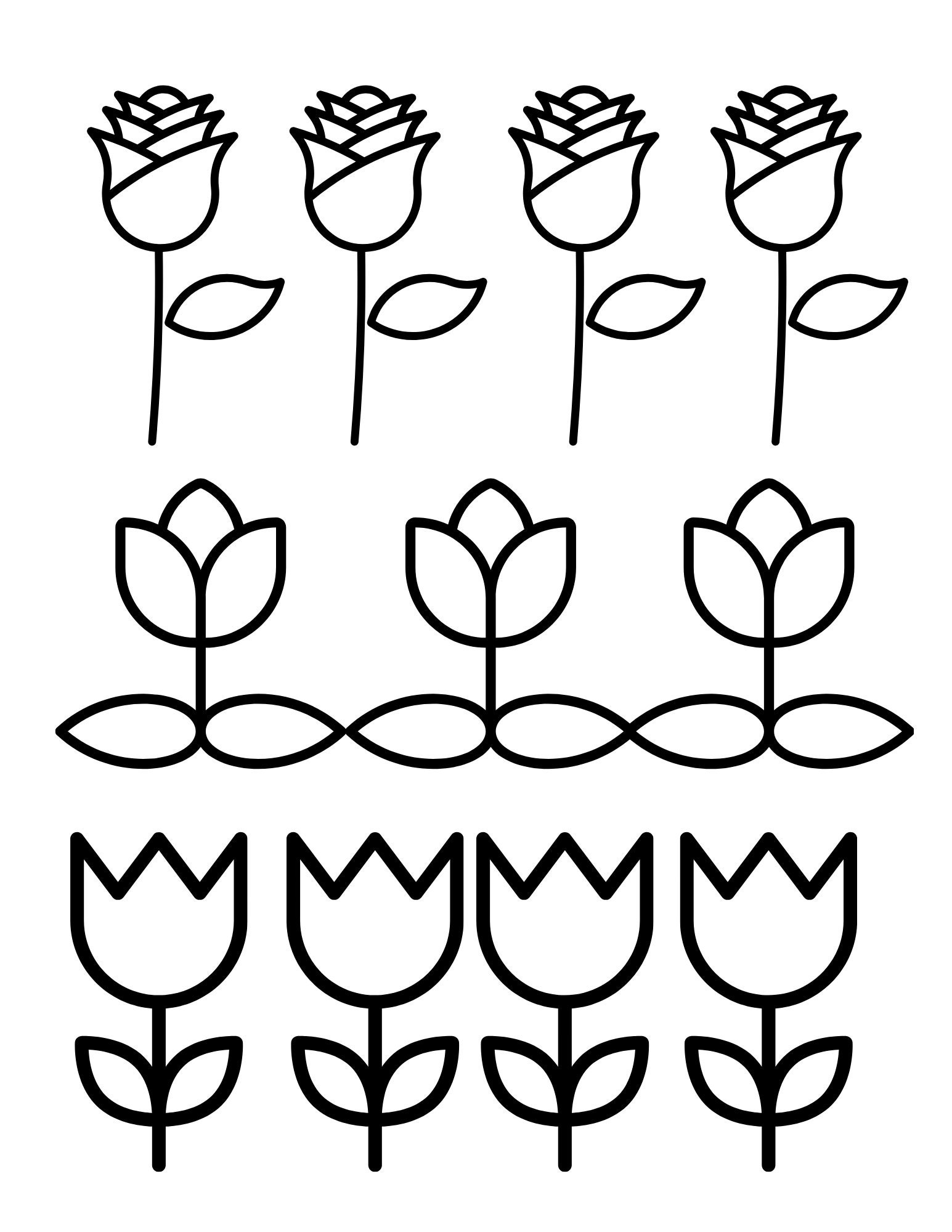 45 Roses Coloring Pages for Adult Free Printable 114