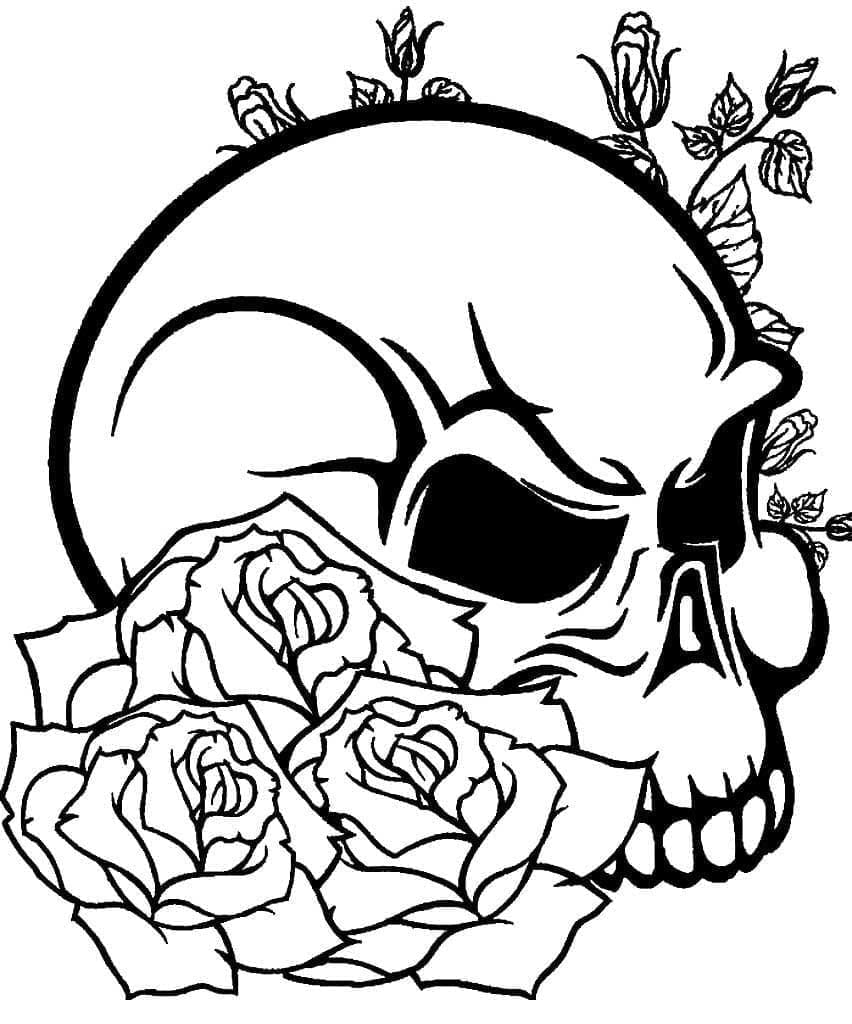 45 Roses Coloring Pages for Adult Free Printable 117