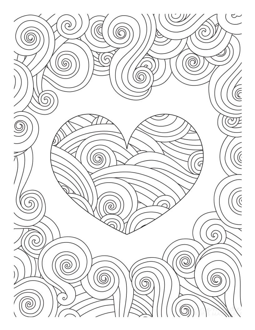 45 Roses Coloring Pages for Adult Free Printable 127