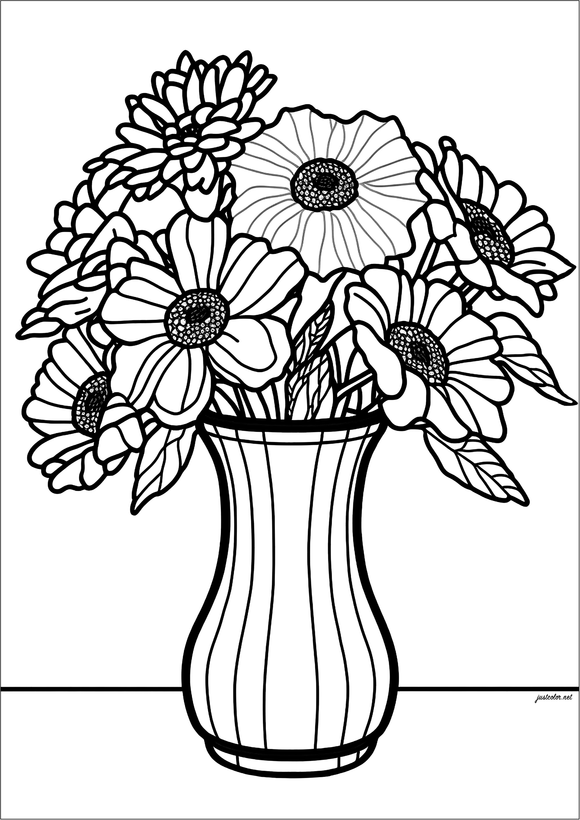 45 Roses Coloring Pages for Adult Free Printable 131