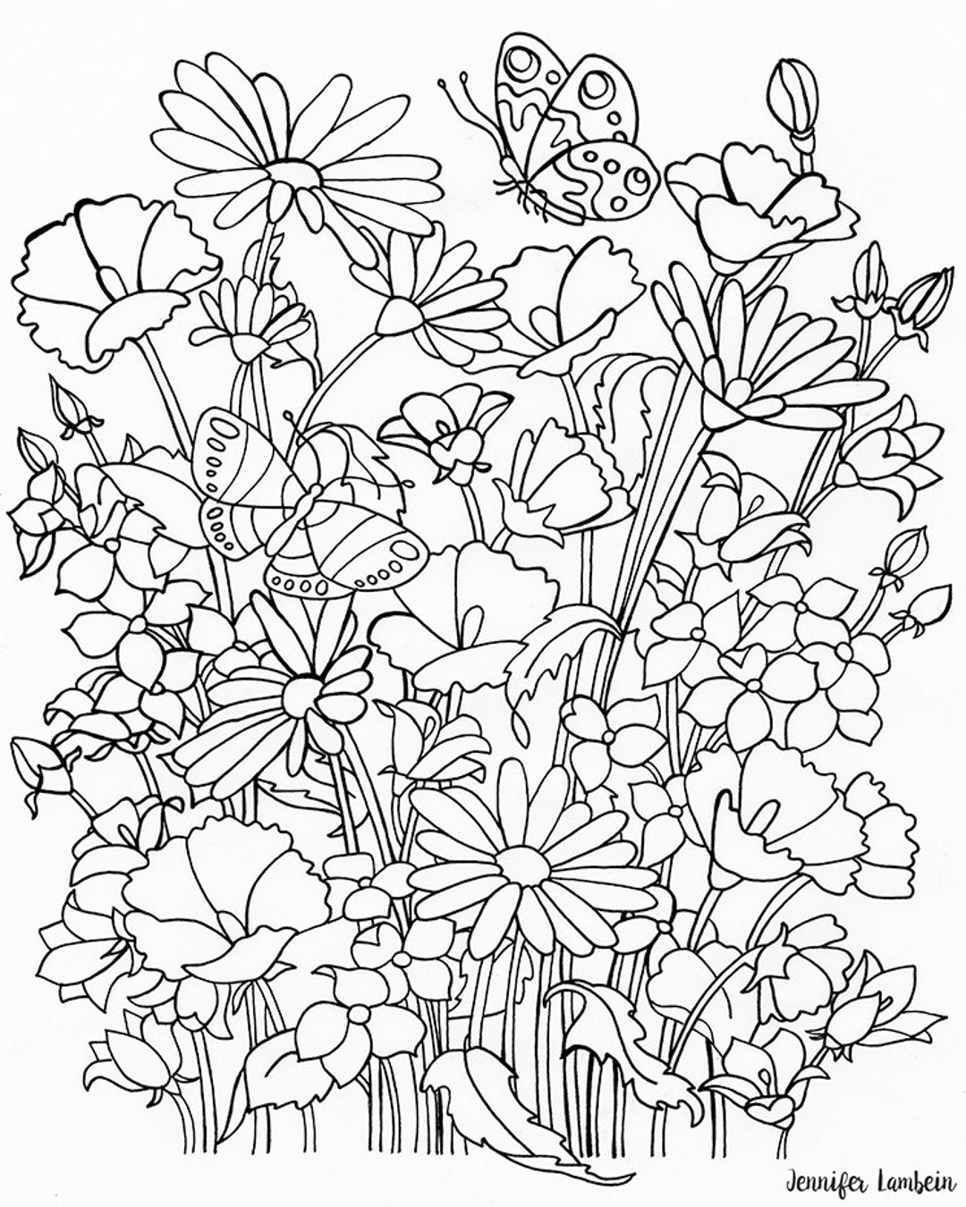 45 Roses Coloring Pages for Adult Free Printable 158