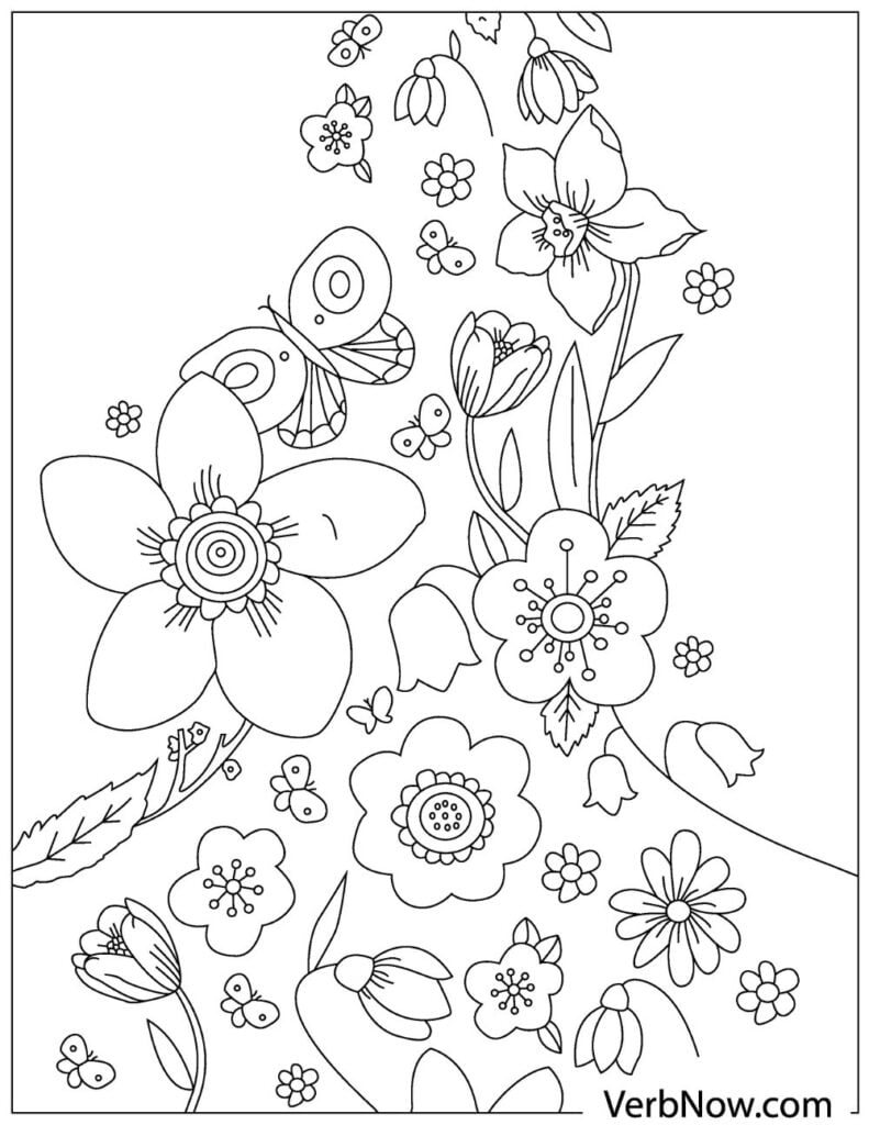 45 Roses Coloring Pages for Adult Free Printable 165