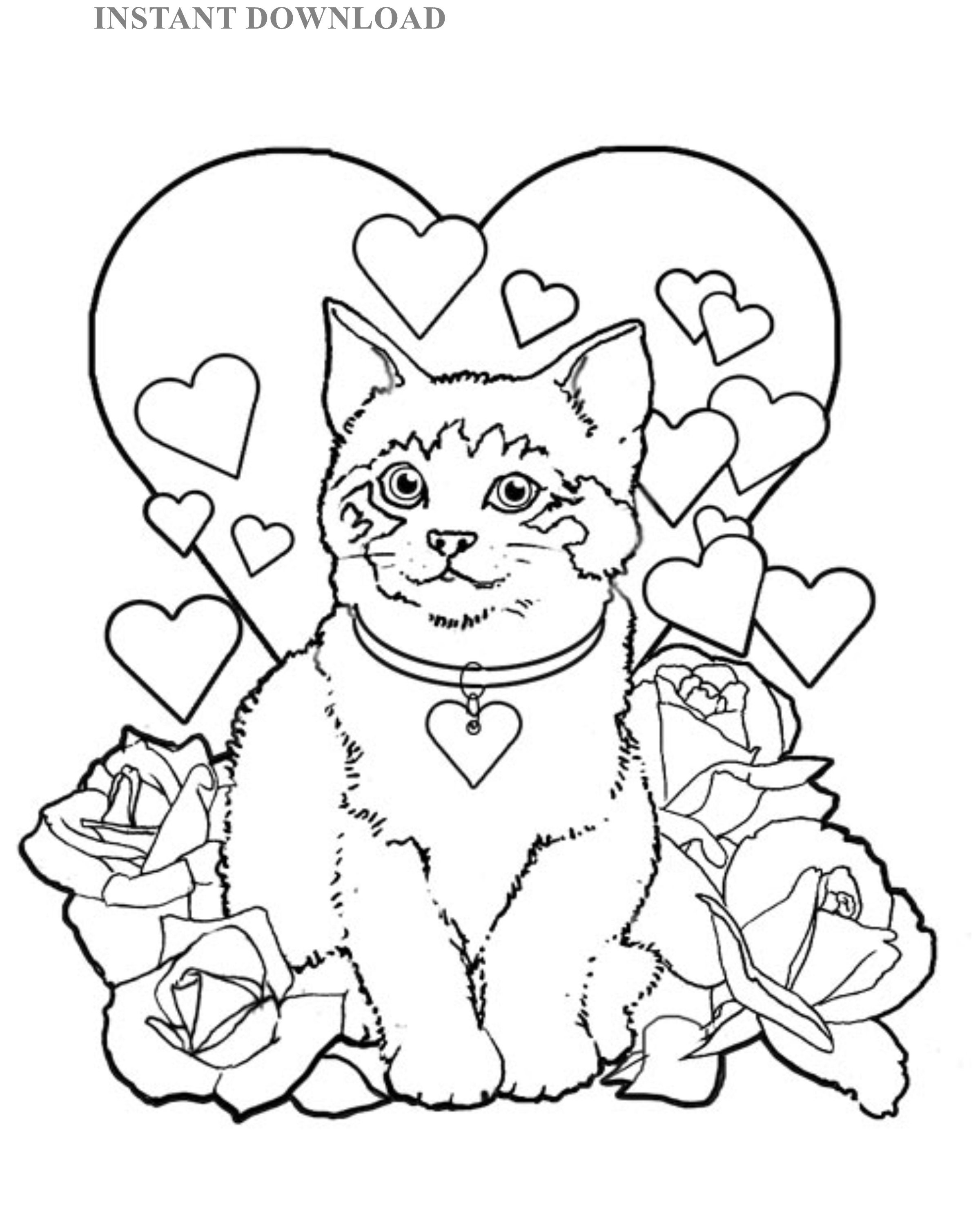 45 Roses Coloring Pages for Adult Free Printable 190