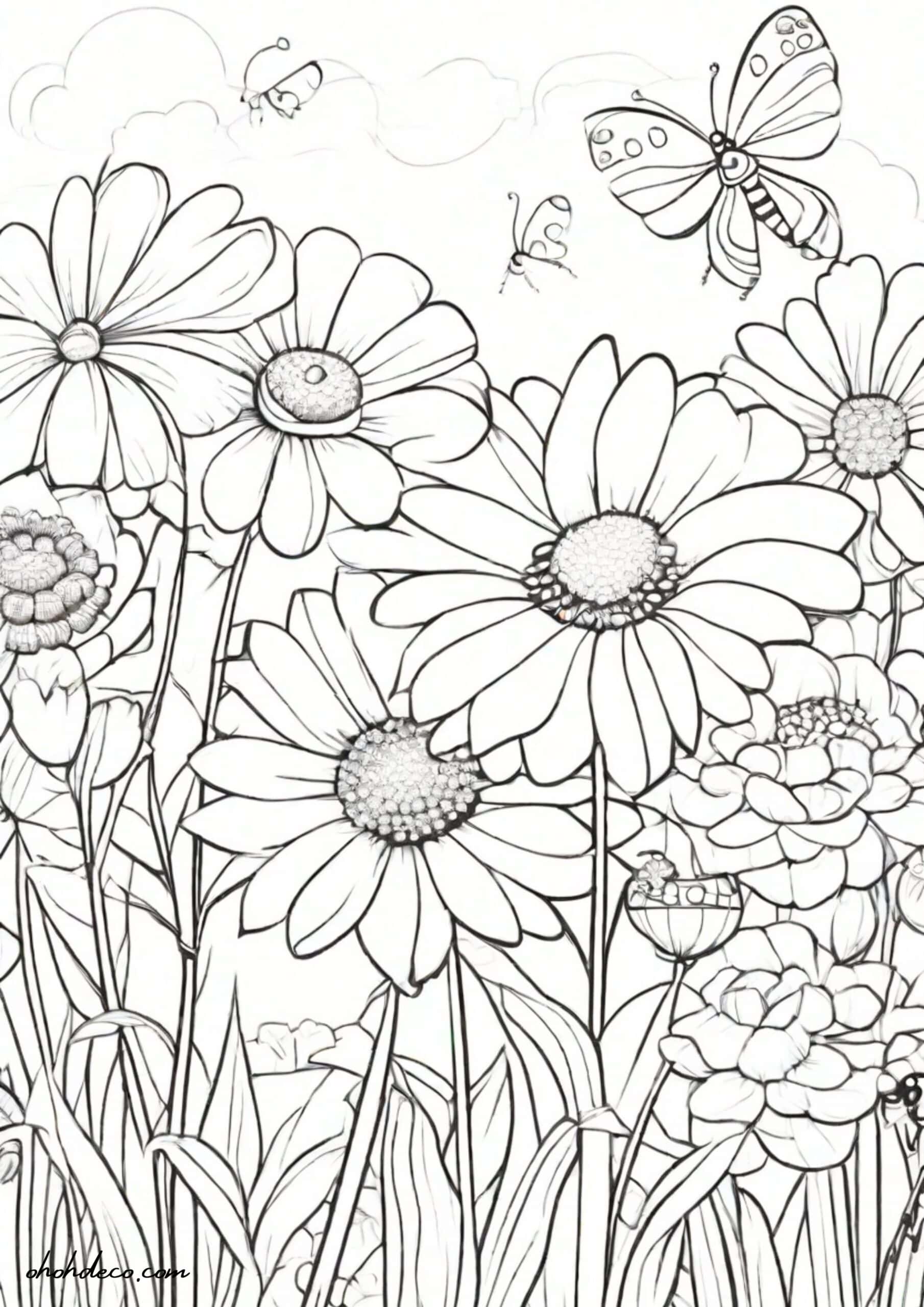 45 Roses Coloring Pages for Adult Free Printable 29