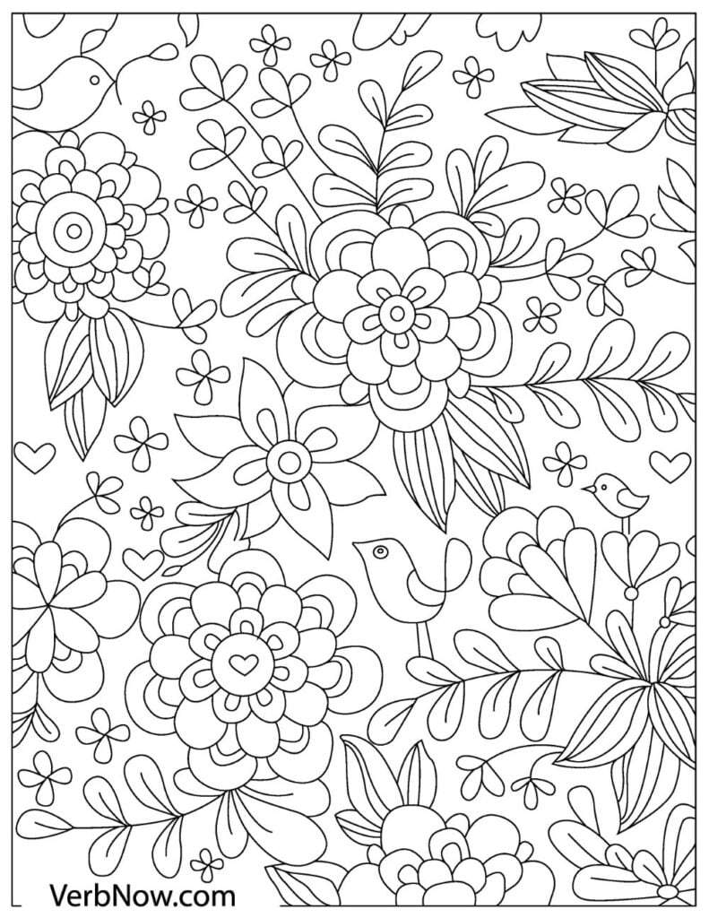 45 Roses Coloring Pages for Adult Free Printable 34