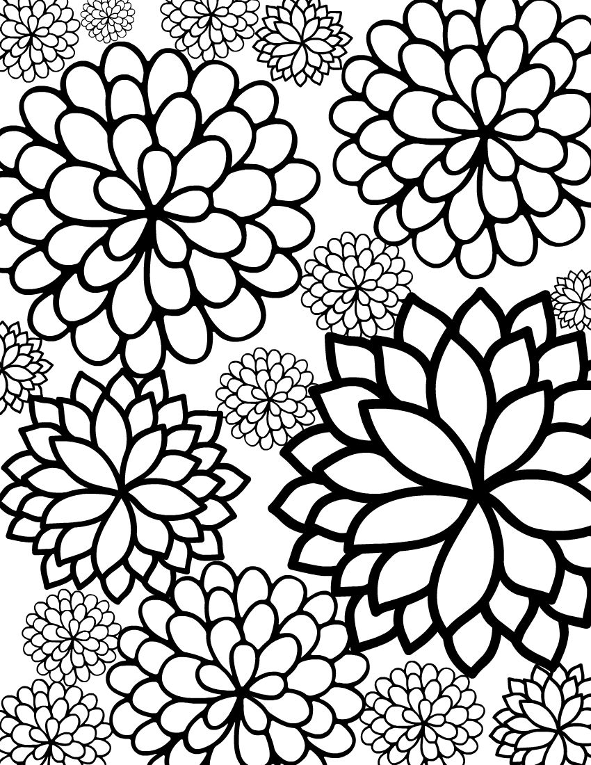 45 Roses Coloring Pages for Adult Free Printable 41