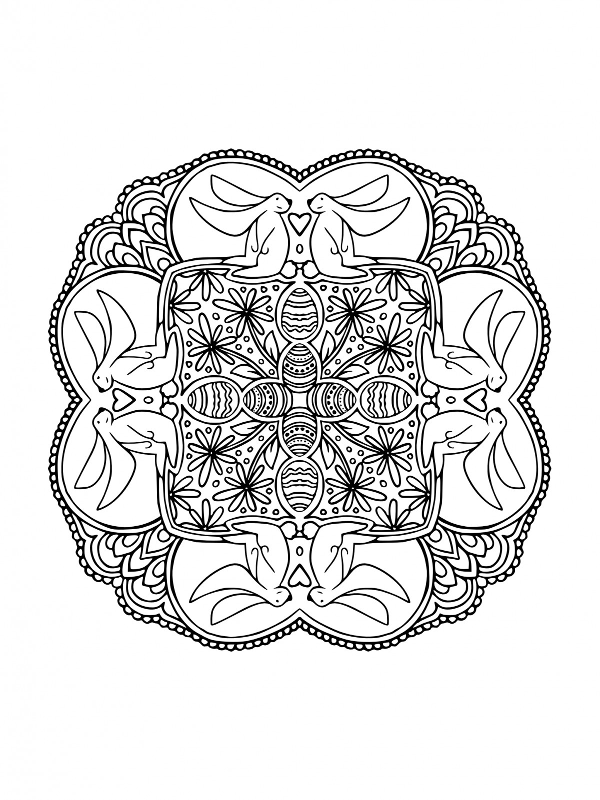 45 Roses Coloring Pages for Adult Free Printable 56