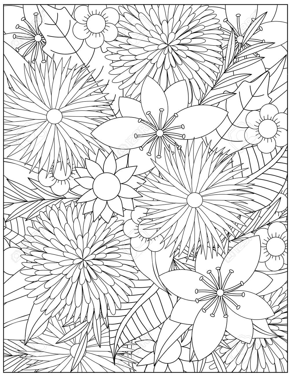 45 Roses Coloring Pages for Adult Free Printable 74