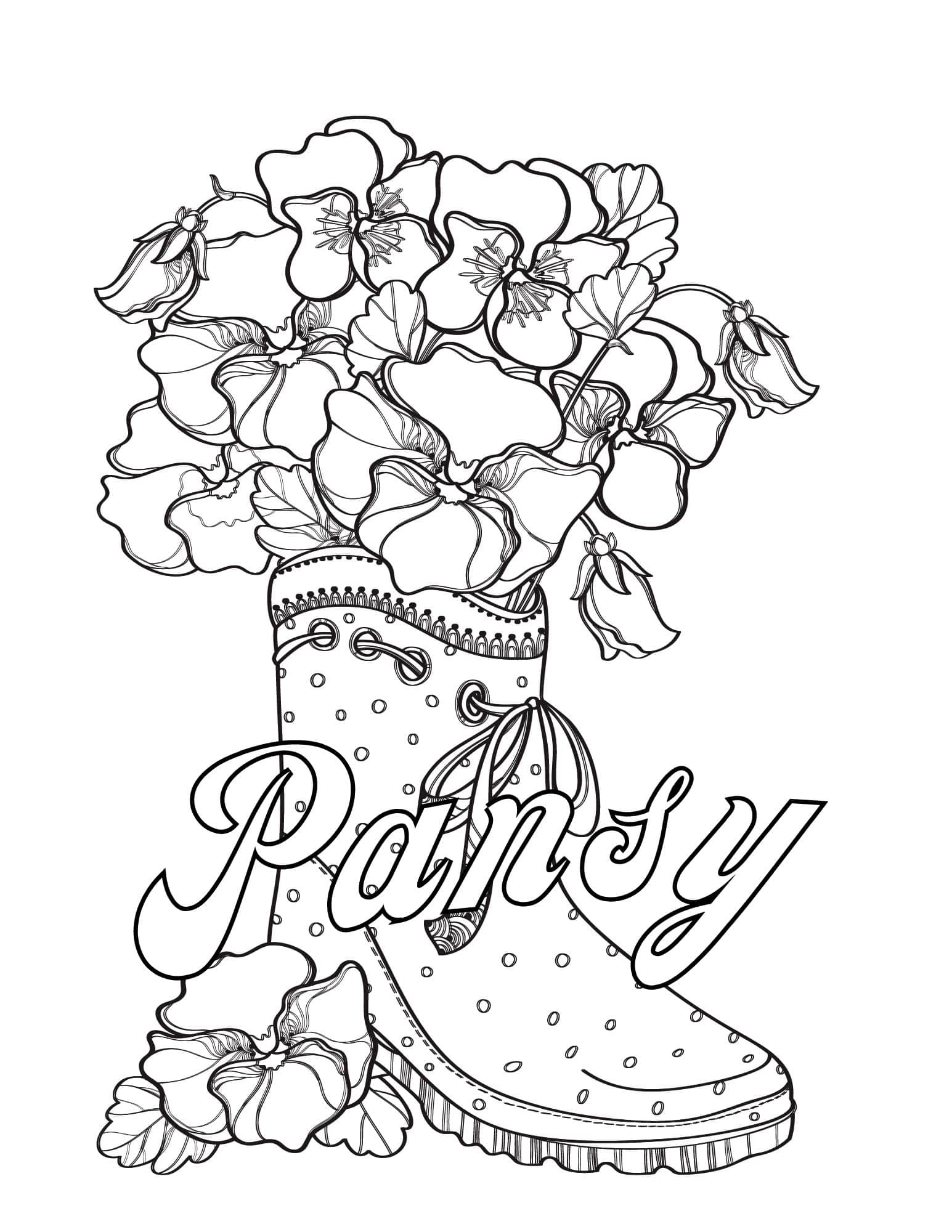 45 Roses Coloring Pages for Adult Free Printable 79