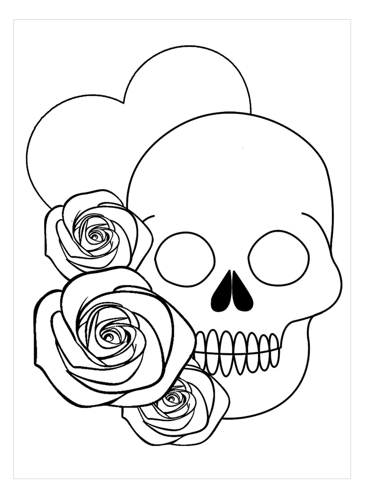 45 Roses Coloring Pages for Adult Free Printable 9