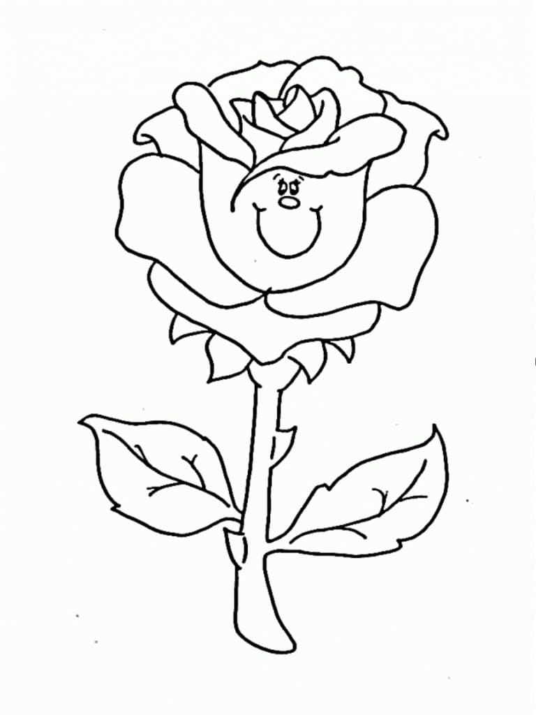 45 Roses Coloring Pages for Adult Free Printable 90