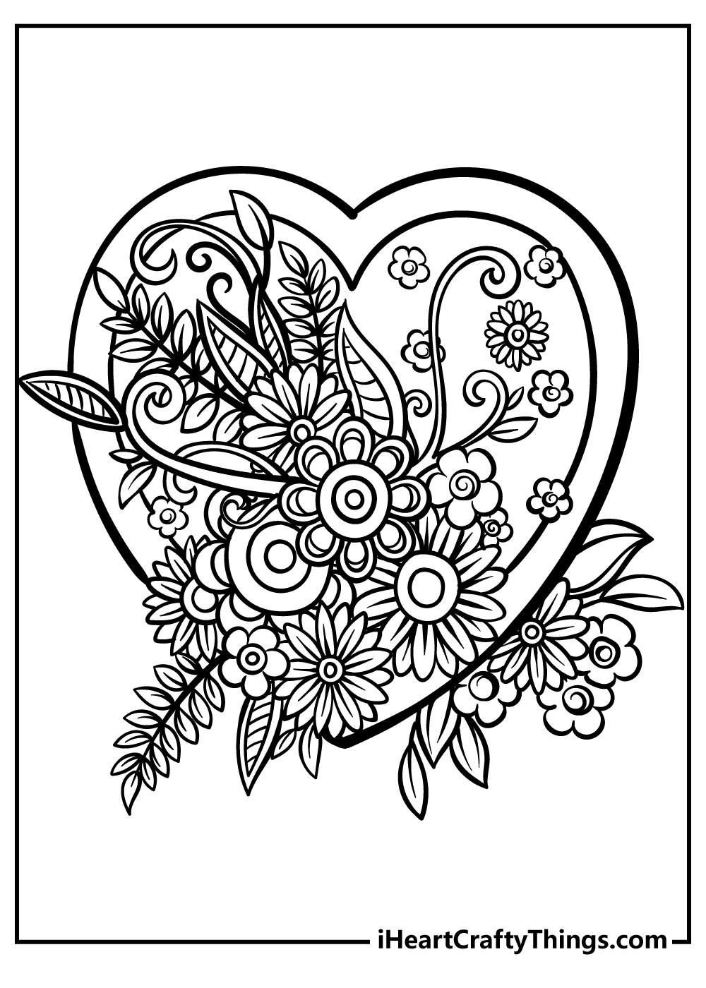 45 Roses Coloring Pages for Adult Free Printable 91