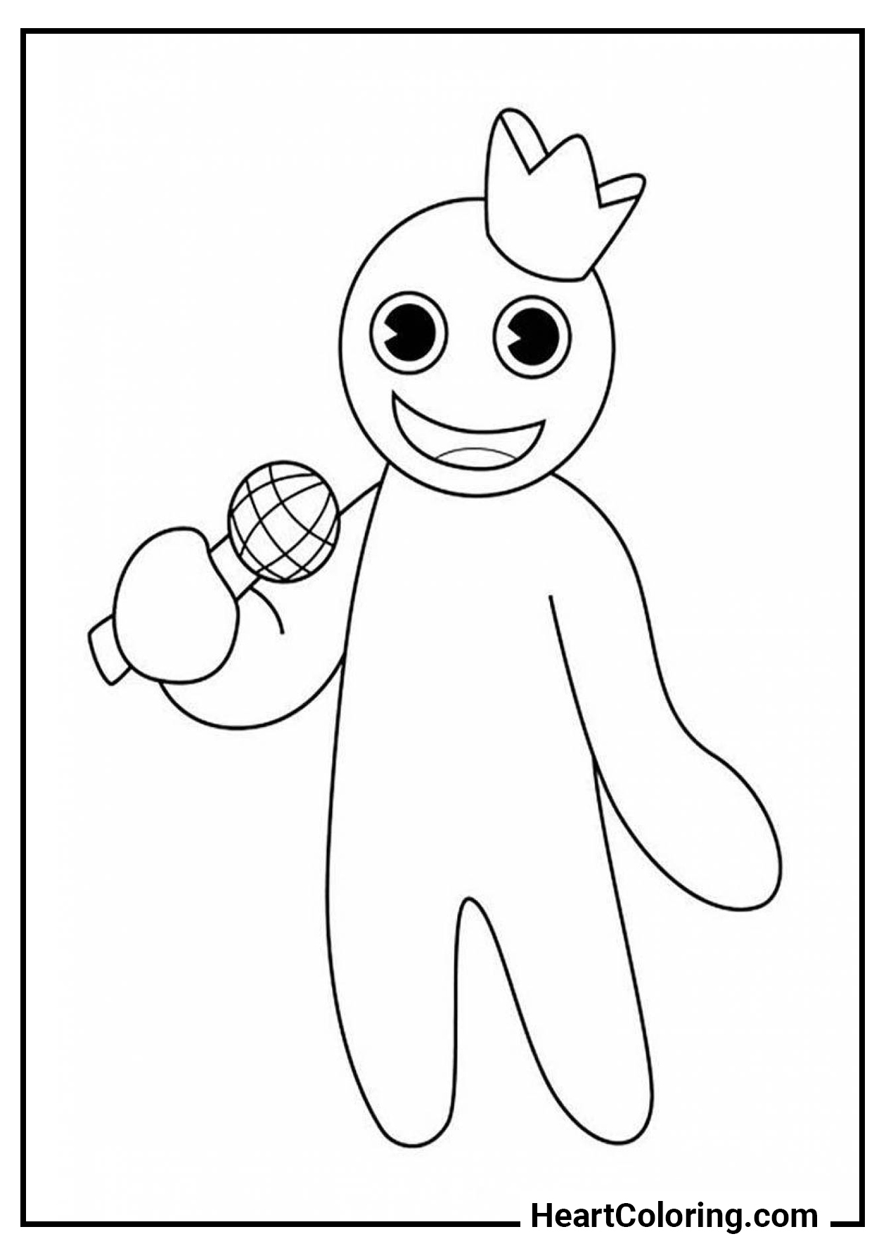 75 Roblox Rainbow Friends Coloring Pages Free Printable 111