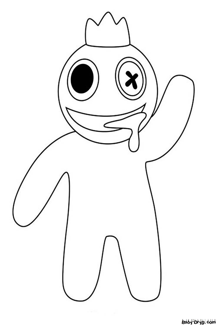 75 Roblox Rainbow Friends Coloring Pages Free Printable 12