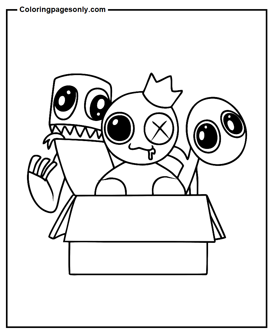 75 Roblox Rainbow Friends Coloring Pages Free Printable 31