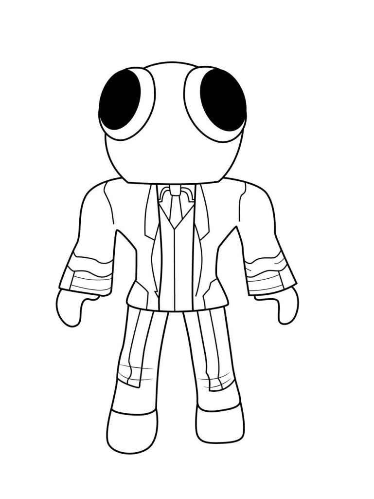 75 Roblox Rainbow Friends Coloring Pages Free Printable 61