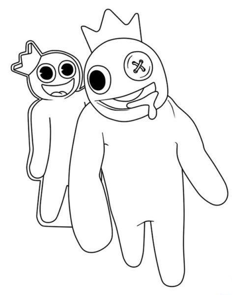 75 Roblox Rainbow Friends Coloring Pages Free Printable 87