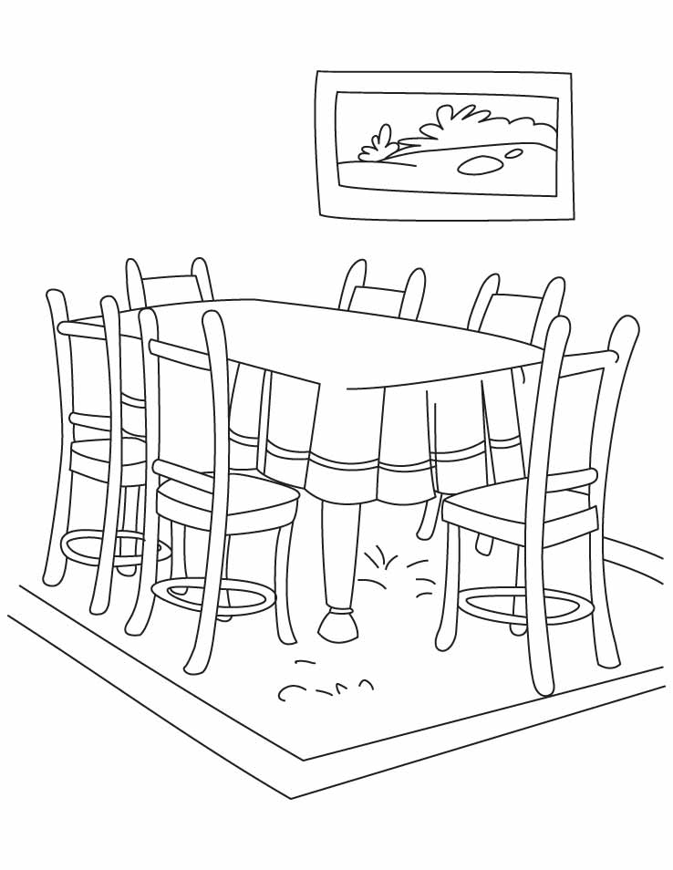 90+ Coloring Pages Table: Designs for Endless Fun 14