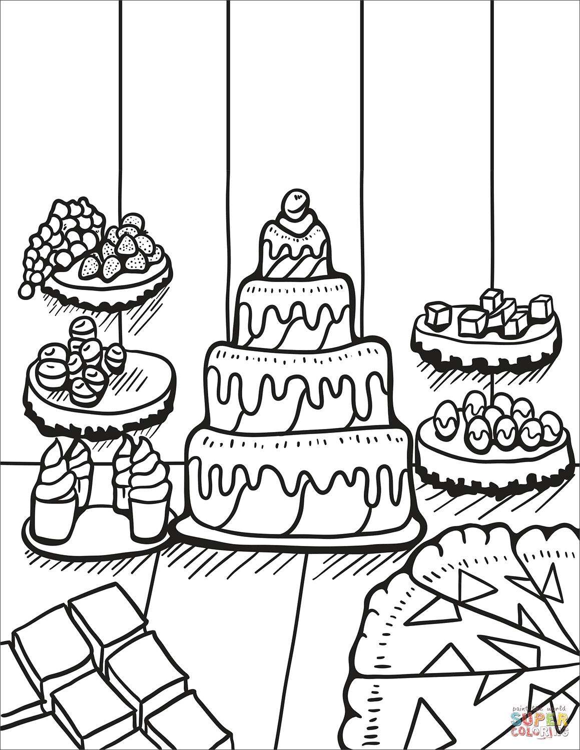 90+ Coloring Pages Table: Designs for Endless Fun 3