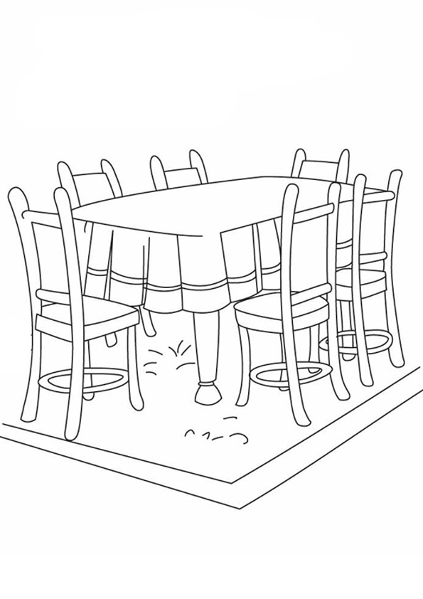 90+ Coloring Pages Table: Designs for Endless Fun 37