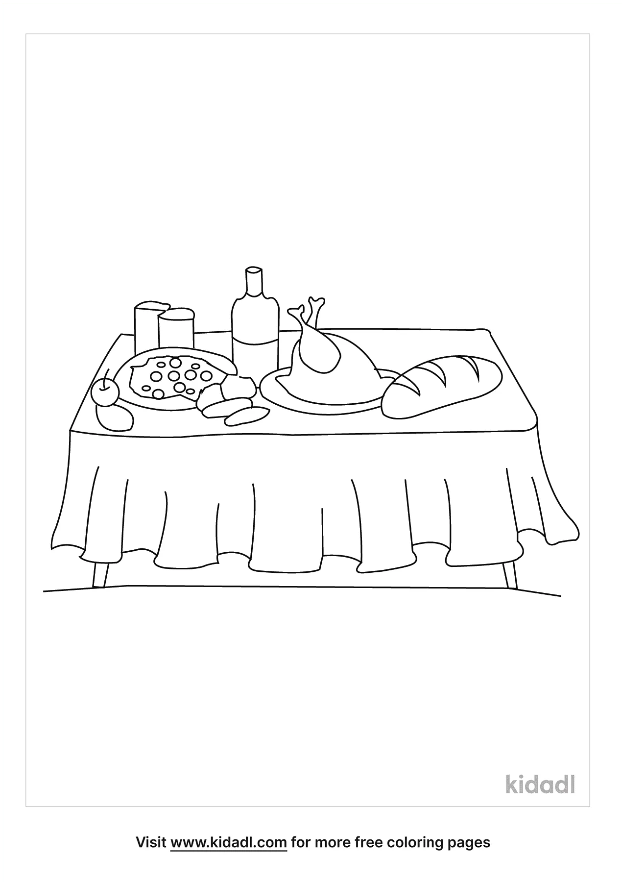 90+ Coloring Pages Table: Designs for Endless Fun 92