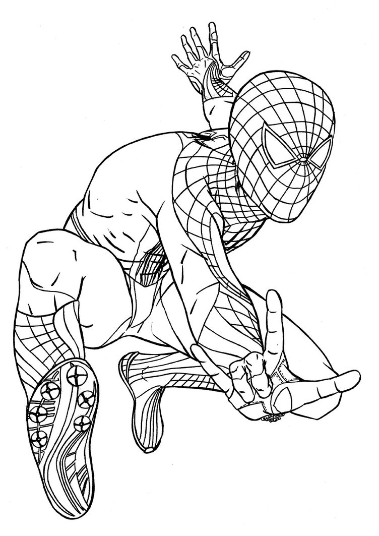 99+ Spider Man Halloween Coloring Pages 1