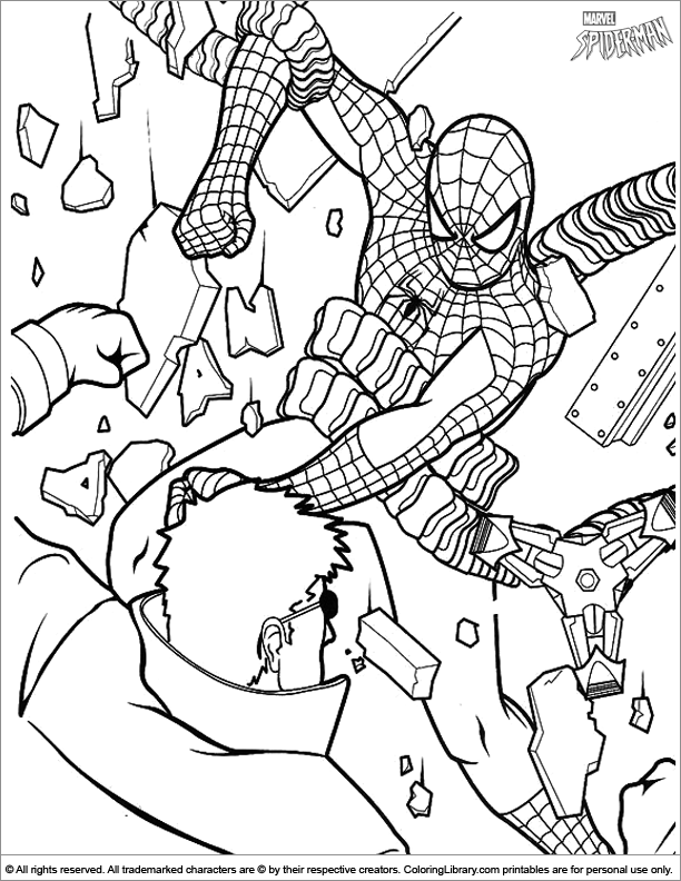 99+ Spider Man Halloween Coloring Pages 10