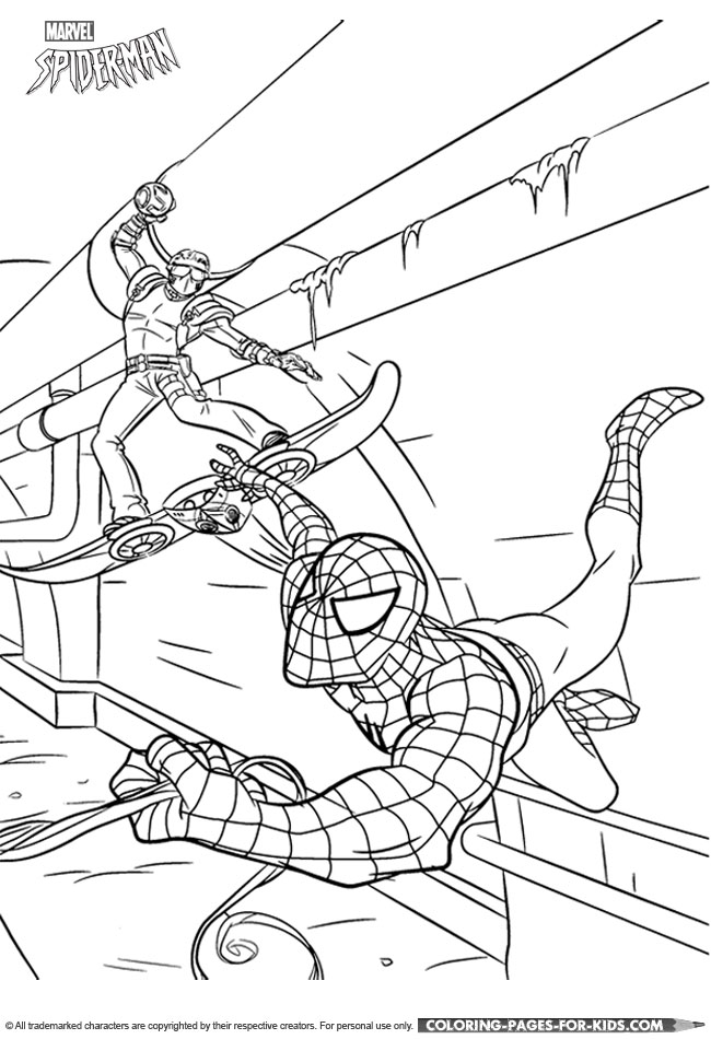 99+ Spider Man Halloween Coloring Pages 100