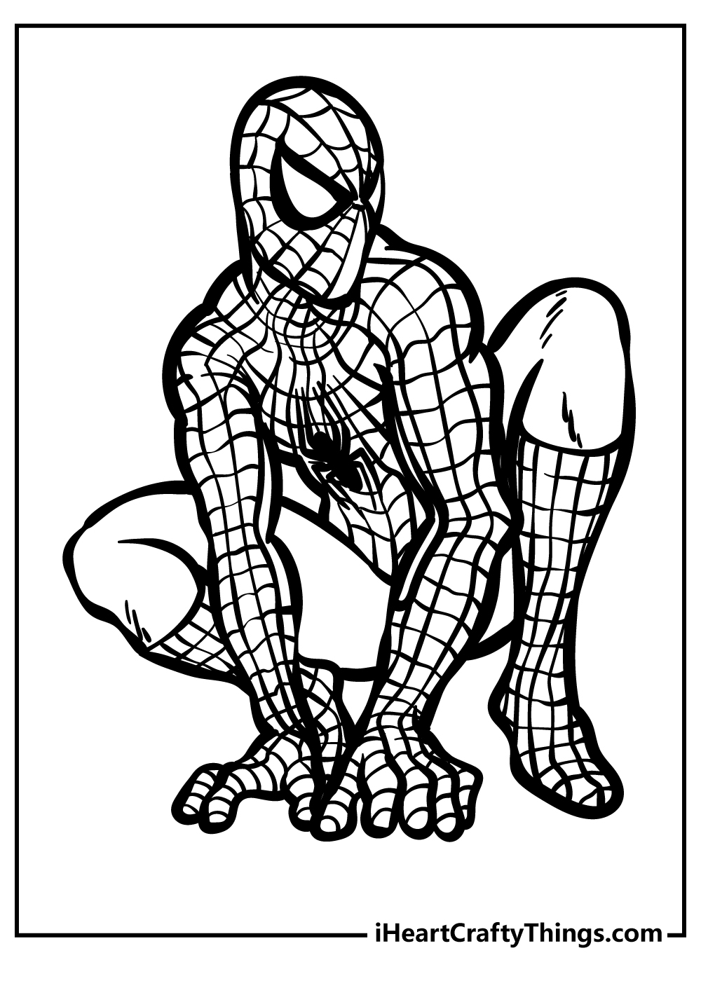 99+ Spider Man Halloween Coloring Pages 104