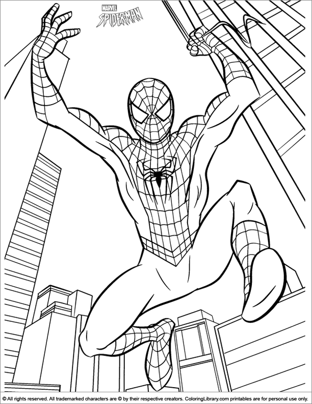 99+ Spider Man Halloween Coloring Pages 106