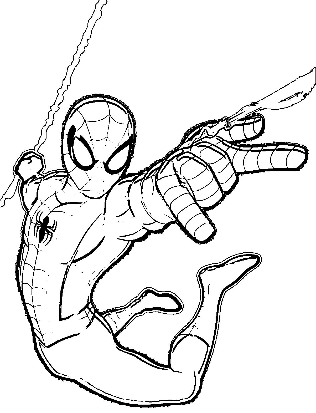 99+ Spider Man Halloween Coloring Pages 109