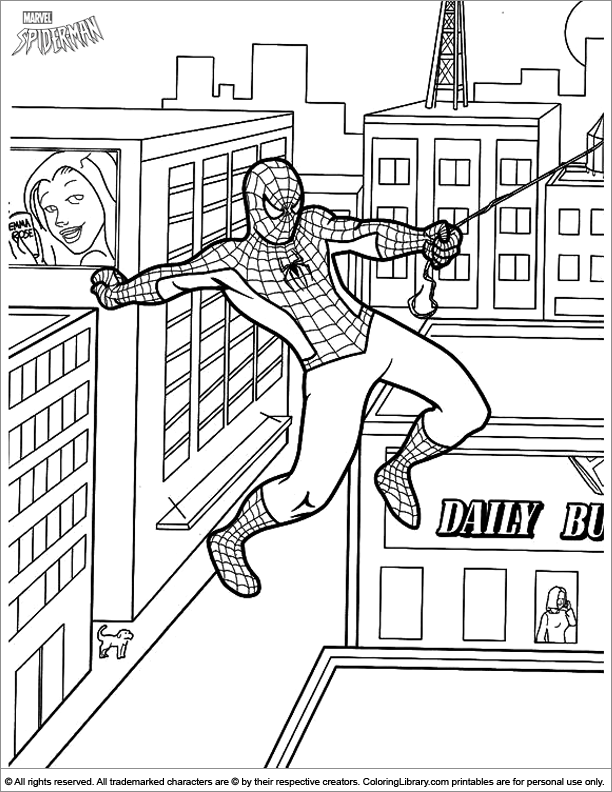 99+ Spider Man Halloween Coloring Pages 11