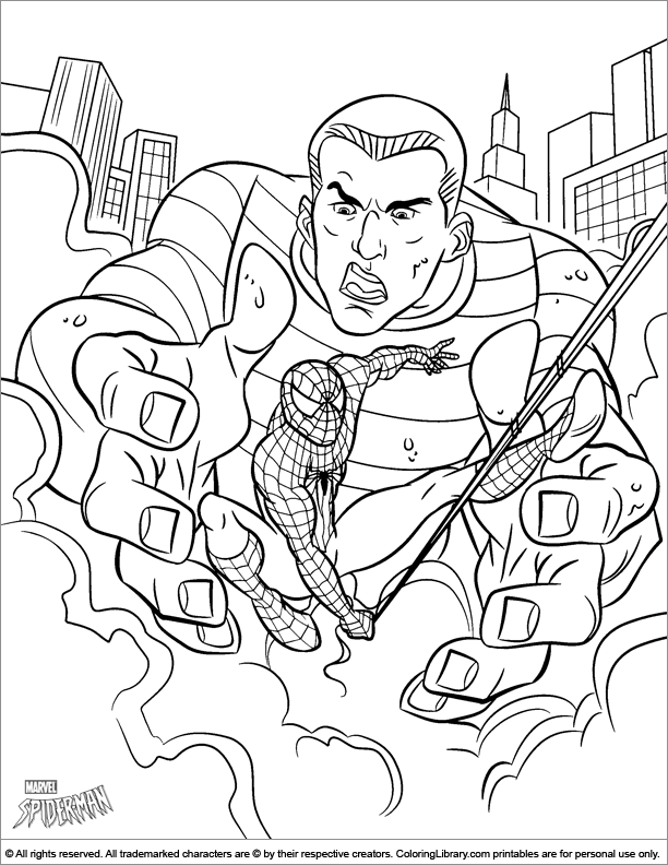 99+ Spider Man Halloween Coloring Pages 12