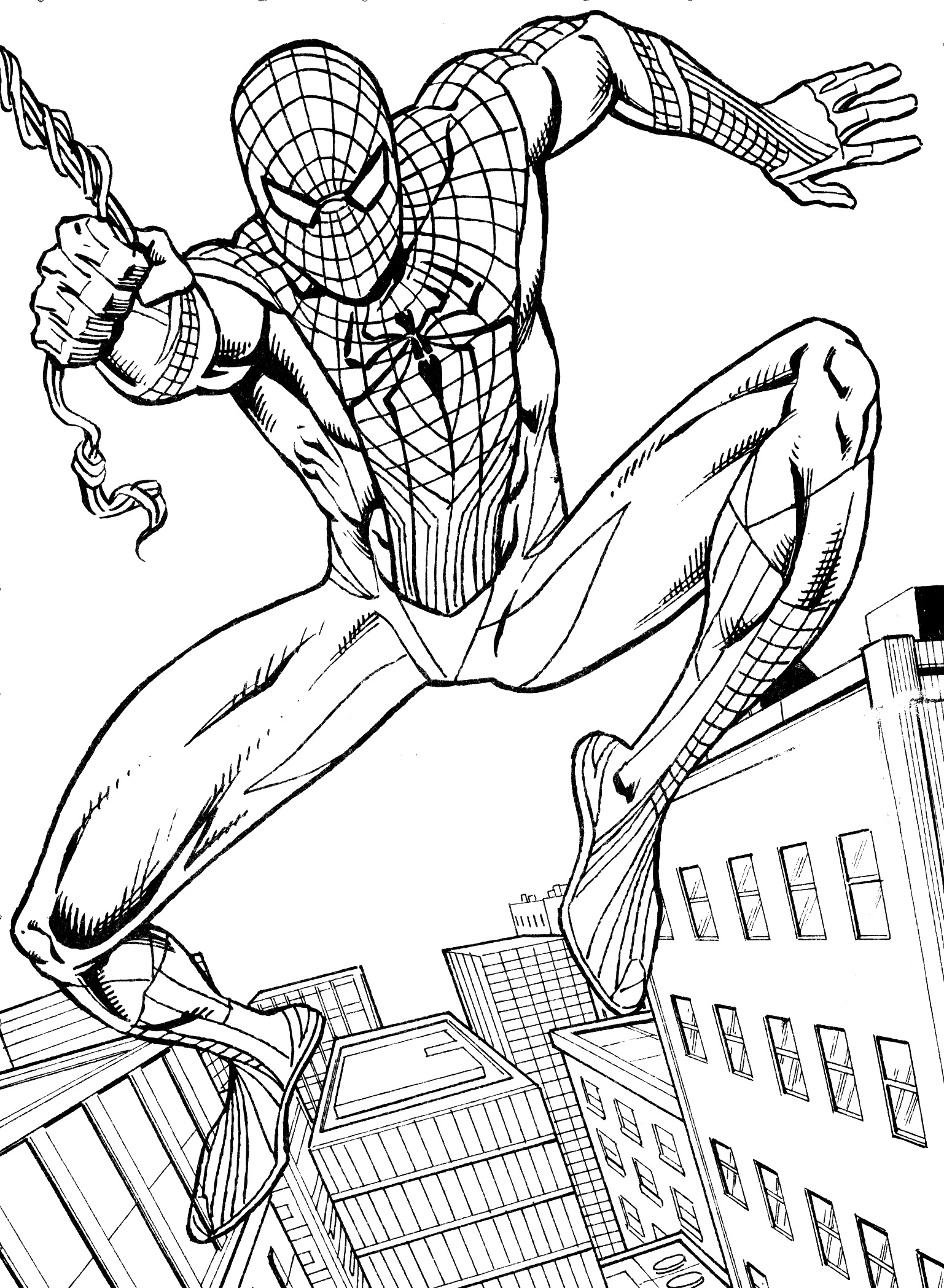 99+ Spider Man Halloween Coloring Pages 16