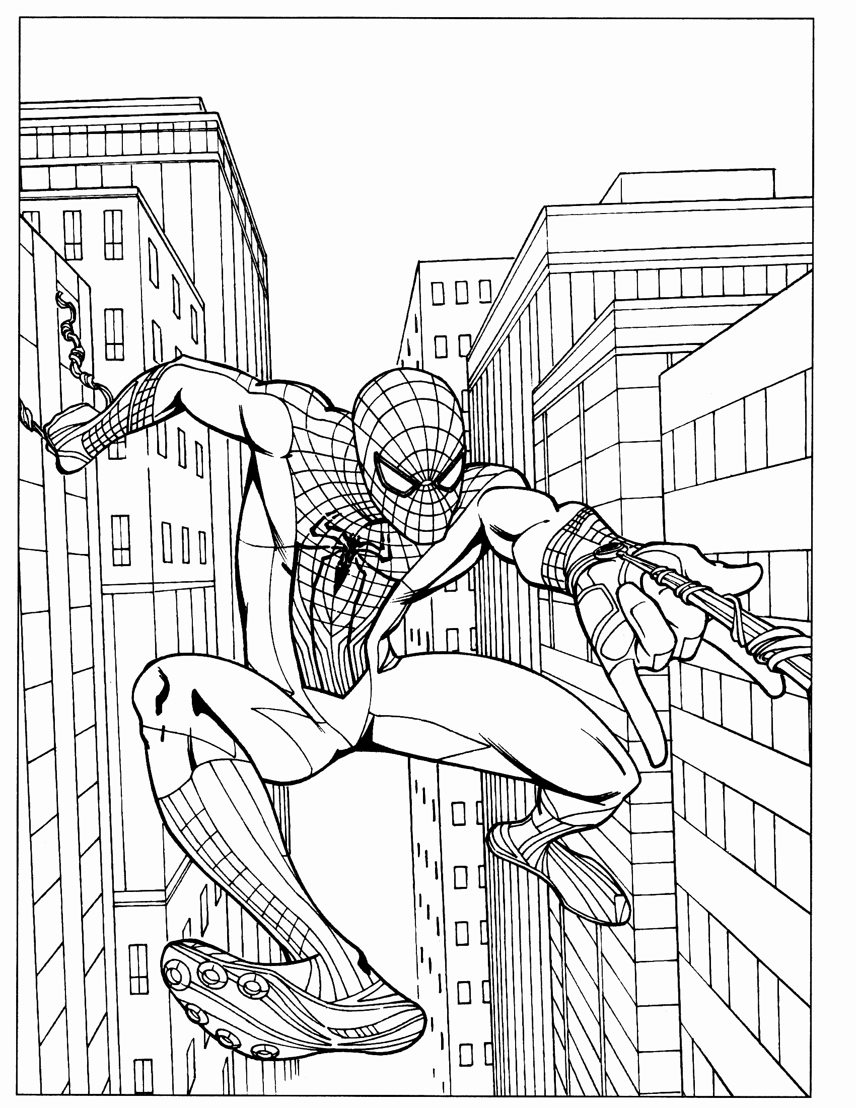 99+ Spider Man Halloween Coloring Pages 17