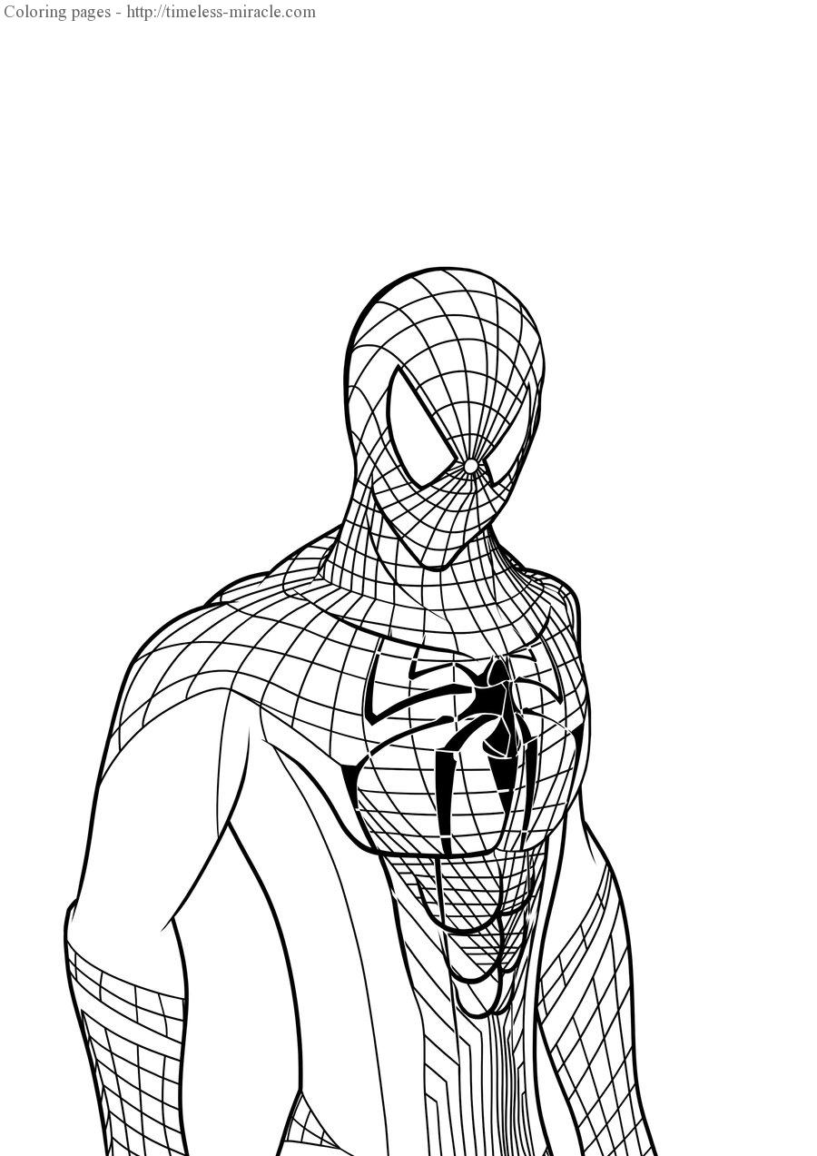 99+ Spider Man Halloween Coloring Pages 28