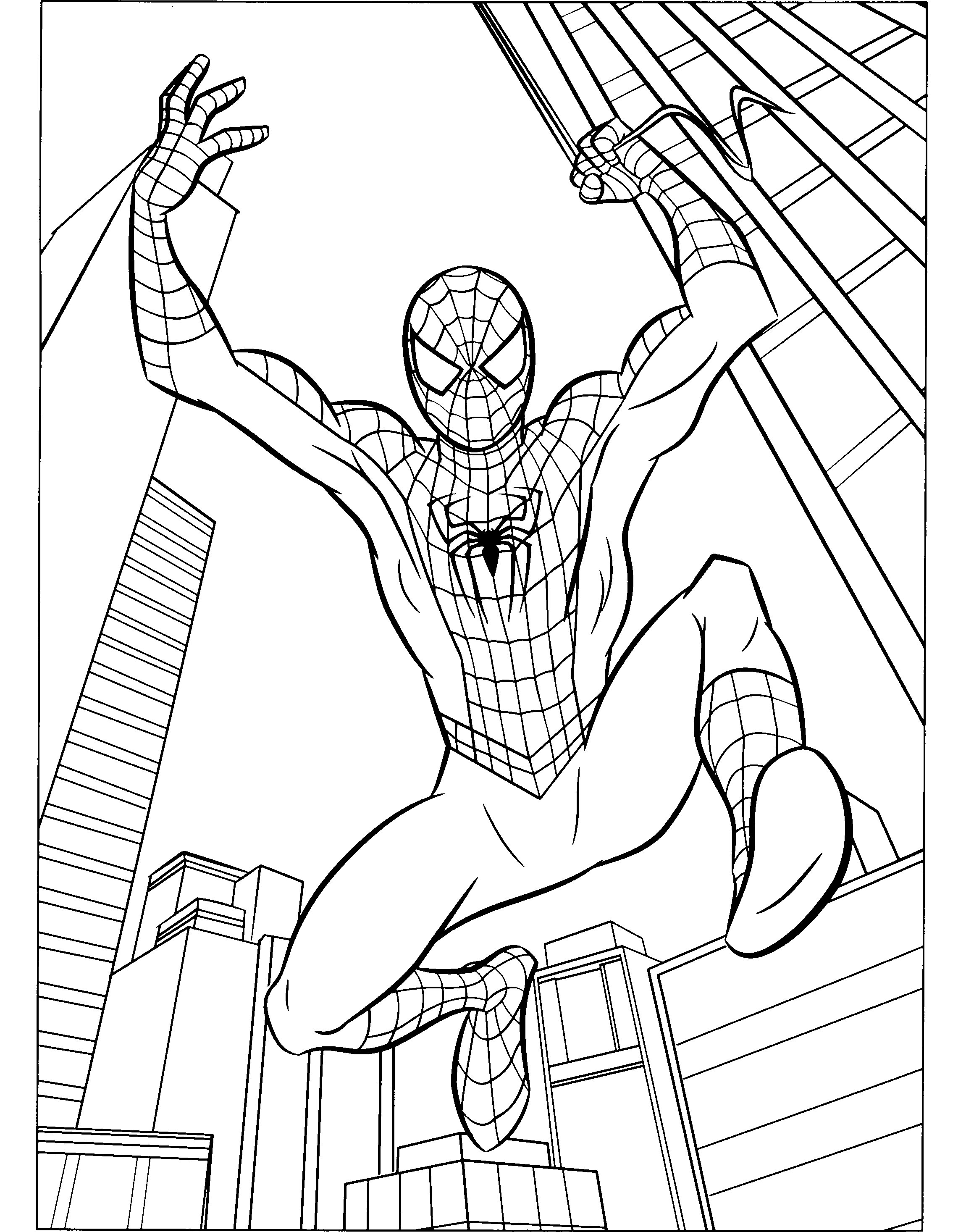 99+ Spider Man Halloween Coloring Pages 32