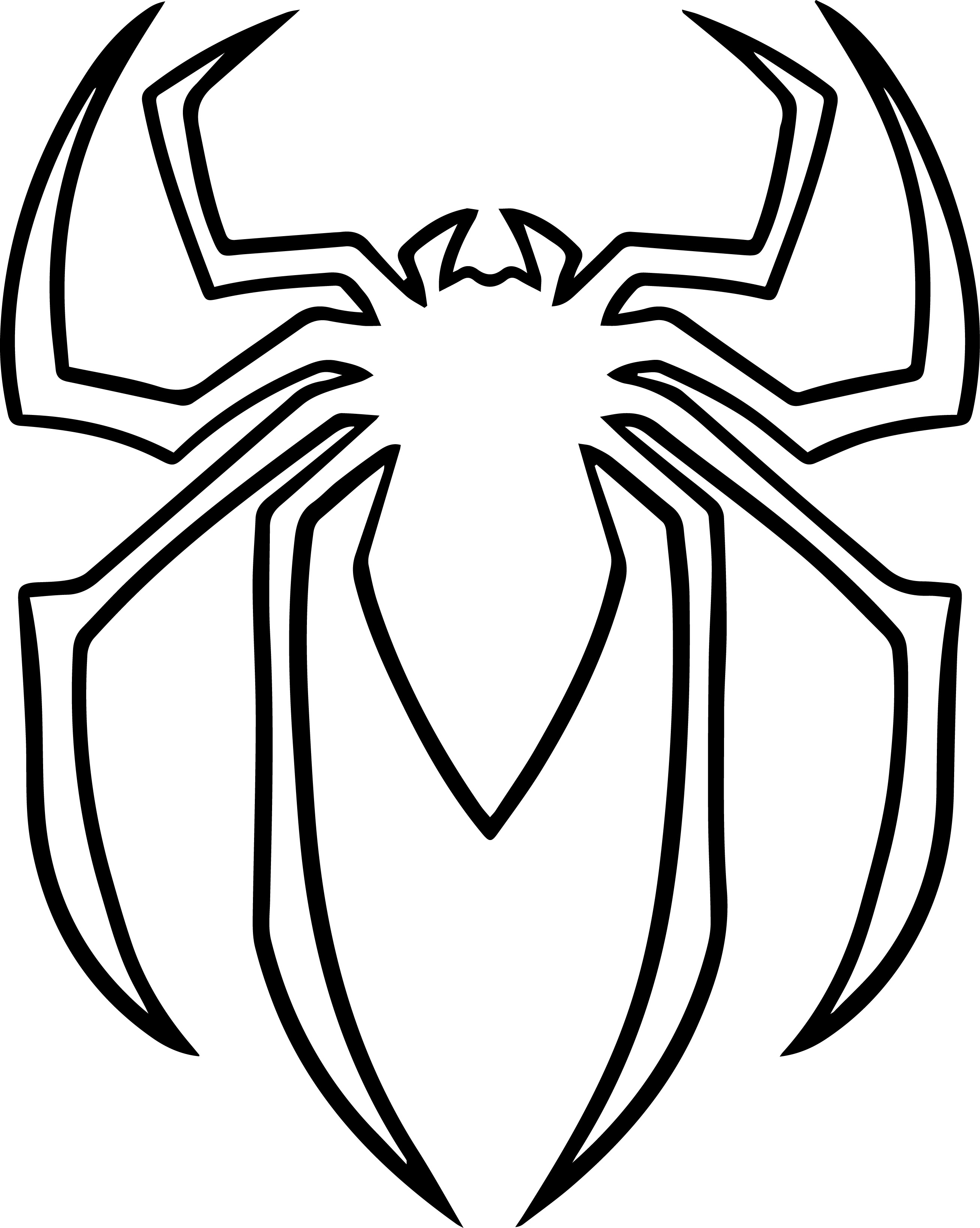 99+ Spider Man Halloween Coloring Pages 33