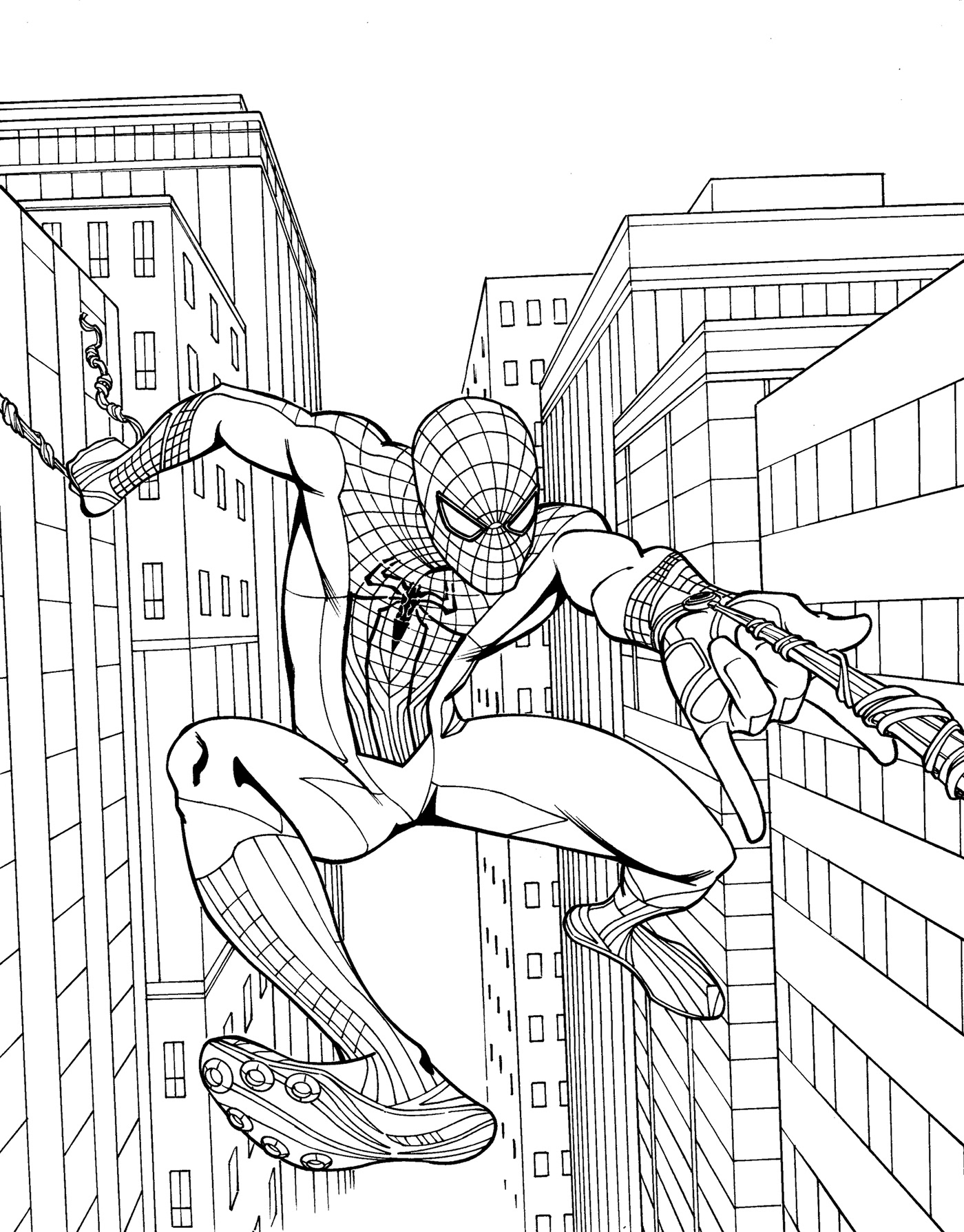 99+ Spider Man Halloween Coloring Pages 34