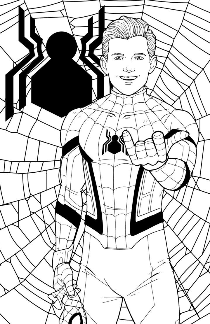 99+ Spider Man Halloween Coloring Pages 35