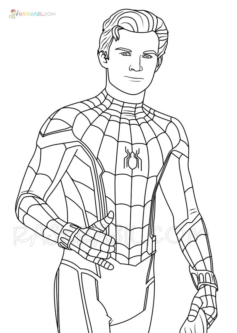 99+ Spider Man Halloween Coloring Pages 36